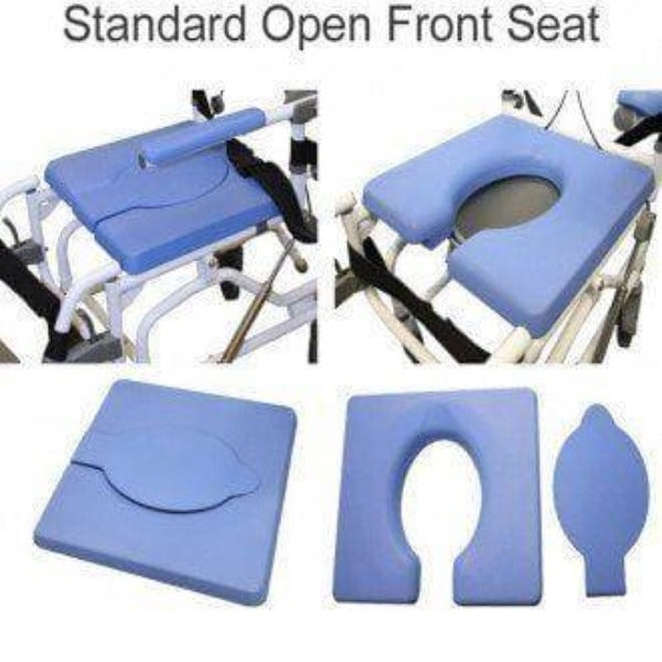 Healthline Aluminum Tilt Shower Commode Chair vitalchairs